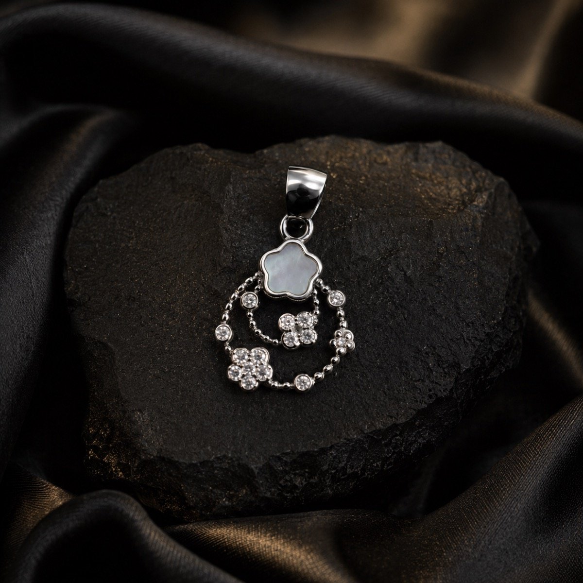 Elara Enchanted Garden Pendant — 925 sterling silver pendant